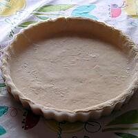 recette Pâte à tarte légère