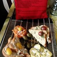 recette Assiette. Avec rillettes de. Maquereau. De rosinette