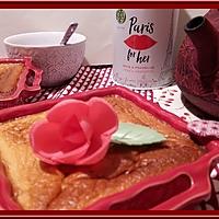 recette Clafouthé aux framboises, parfumé à la Rose et au Litchi