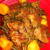 recette Tajine d agneau aux haricots verts et pommes de terre