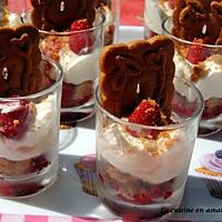 recette Verrines framboises mascarpone