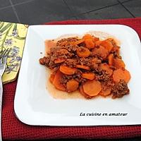 recette Carottes à la bolognaise au Cookéo