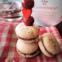 recette Macaron Chocolat et Griottines®