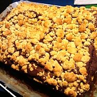 recette Crumbcake chocolat marron