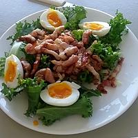 recette Salade frisée aux lardons