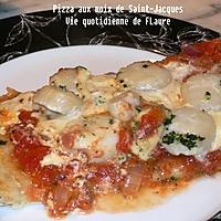 recette Pizza aux noix de Saint-Jacques