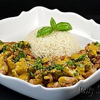 recette Poulet Sauté au Curry et Lait de Coco