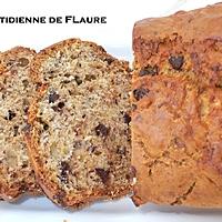 recette Cake à la banane, noix de coco et pépites de chocolat