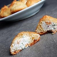 recette GOUGÈRES AU FROMAGE FRAIS.