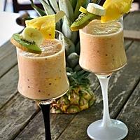 recette Smoothie ananas, banane et kiwi