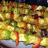 recette Brochettes d'encornets au curry