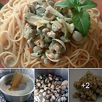 recette Spaghettis aux coques