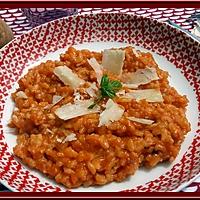 recette Risotto à la tomate et poulet