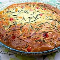 recette Tomates cerises en clafoutis salé