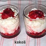 recette Riz au lait et prunes rouges confites