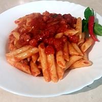 recette Penne al'arrabbiata revisitée