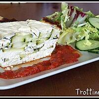 recette Terrine de courgette au fromage de chèvre frais