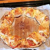 recette Couronne poulet tomates fromage cheddar