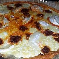 recette Quiche chèvre soubressade