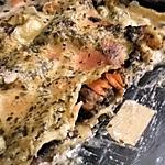 recette Lasagnes au Saumon, champignons et Pesto