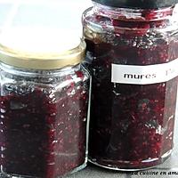 recette Confiture de mûres au micro-ondes