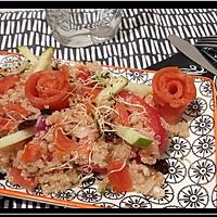 recette Salade de Quinoa à la truite et Granny Smith