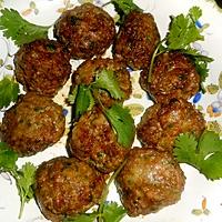 recette Boulettes de boeuf au coriandre