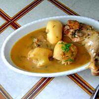 recette Poulet au jus d'orange, thé, citronnelle et topinanbours (ou pommes de terre)