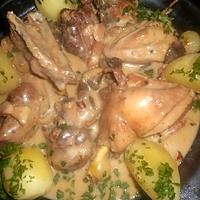 recette Coq au riesling