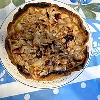 recette Tarte aux pommes/amandes