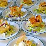 recette Brick au poireau parfumé au fromage de chèvre