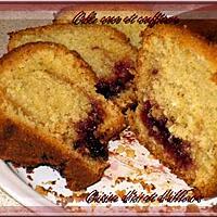 recette Cake Coco et confiture de griotte