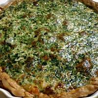 recette QUICHE AUX EPINARDS ET SAUMON FUME