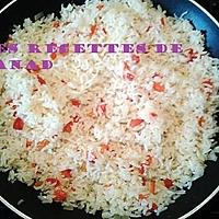 recette Riz sauté au poivron rouge