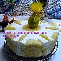 recette Gâteau de Pâques (chocolat blanc-ananas-passion)