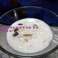 recette Doul piti (pâtes langue d'oiseau au lait)