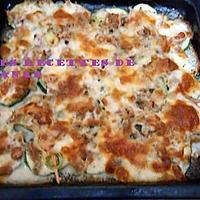 recette Courgette et thon gratinés