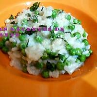 recette Risotto aux petits pois mentholé