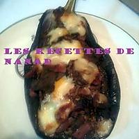 recette Aubergine farcie au jambon