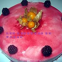 recette Entremet aux fruits rouges