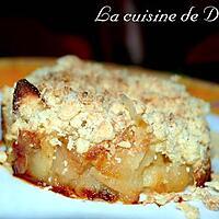 recette Crumble aux pommes