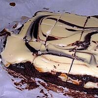 recette Brownie - Cheesecake