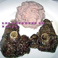 recette Purée de taro(arouille violette)
