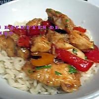 recette Poulet aux poivrons (recette asiatique)