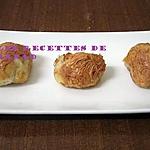recette Bouchée feuilletée au fromage