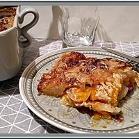 recette Gratin de Potiron, Pommes de terre, Bacon et Lardons