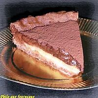 recette Tarte à la mousse au chocolat sur lit fondant au citron