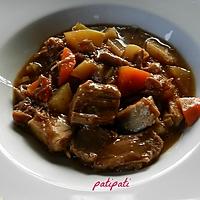 recette Carbonnade aux légumes anciens