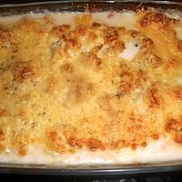 recette Gratin de cabillaud au chou fleurs