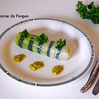 recette Poireau vinaigrette revisité en cannelloni